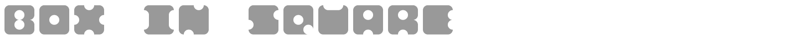 box in square font preview